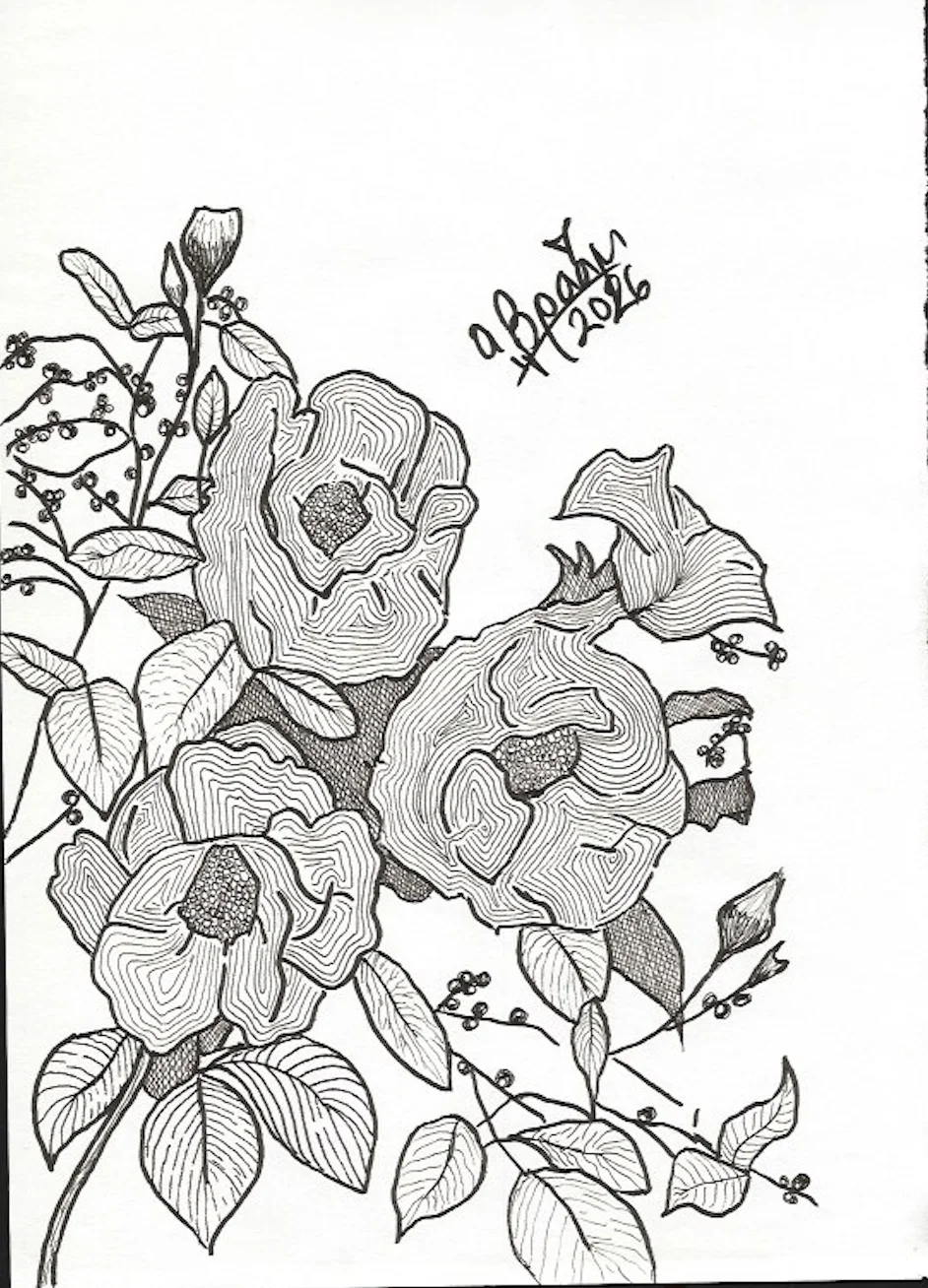 Drawing: Rose